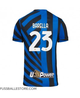 Günstige Inter Milan Nicolo Barella #23 Heimtrikot 2024-25 Kurzarm